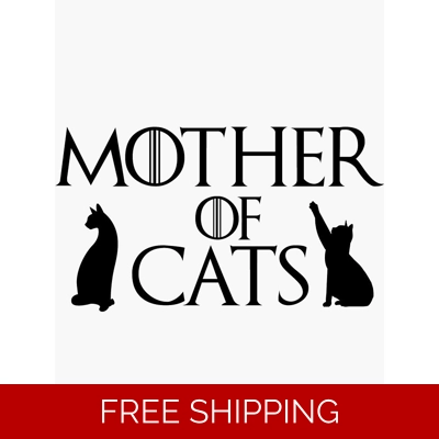 Mother of Cats Die Cut Vinyl Decal sticker